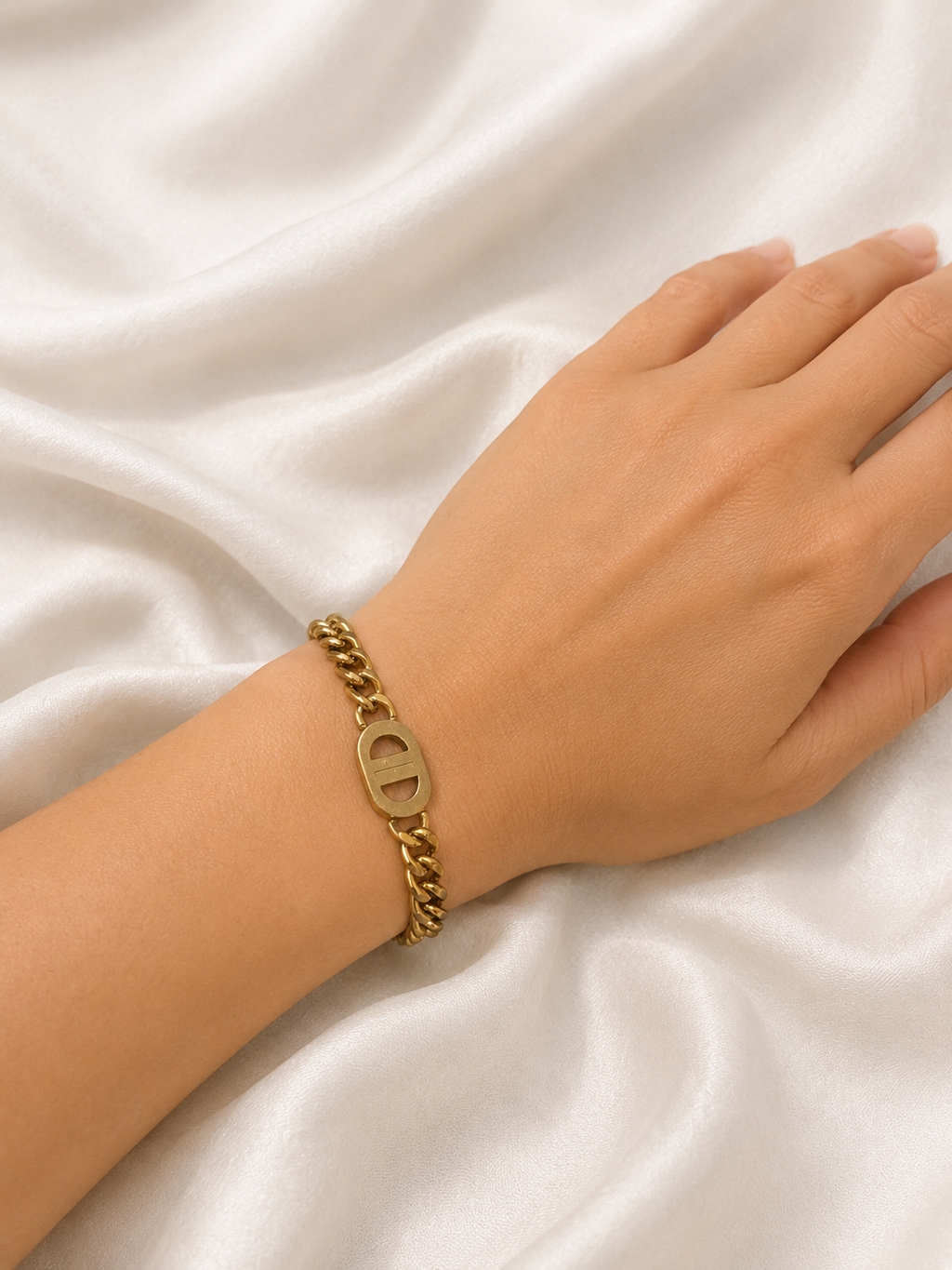 Classic Chain Armbånd – 18K Guldbelagt Rustfrit Stål