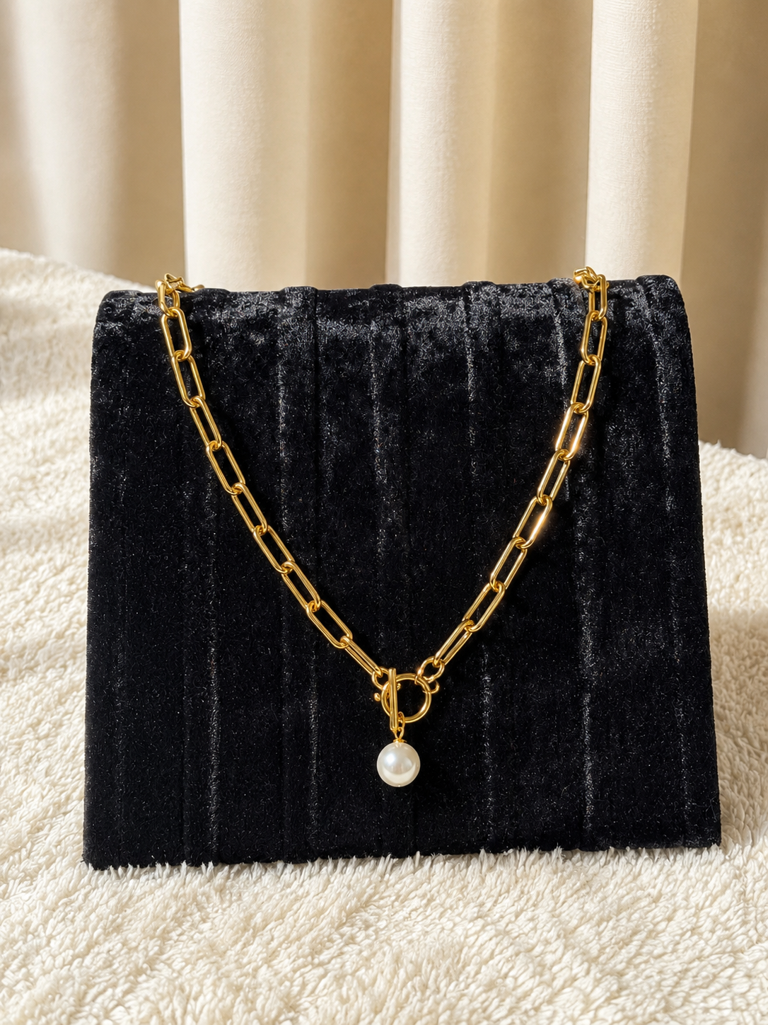 ✨ Pearl Drop Halskæde ✨