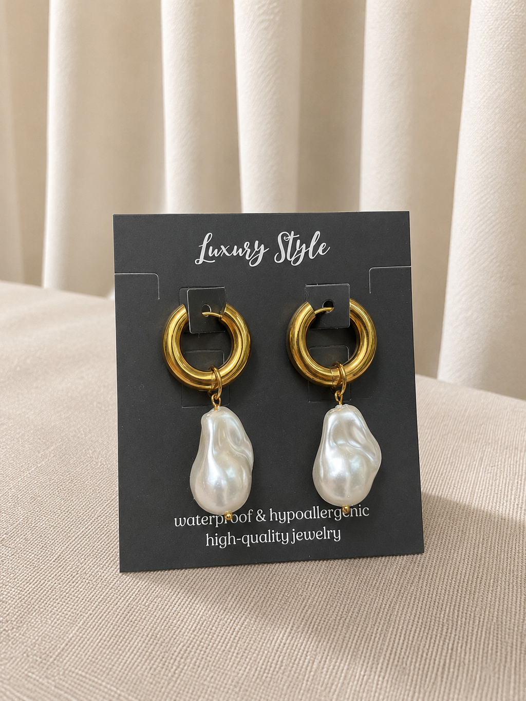 ✨ Elegante perleøreringe med et eksklusivt udtryk ✨