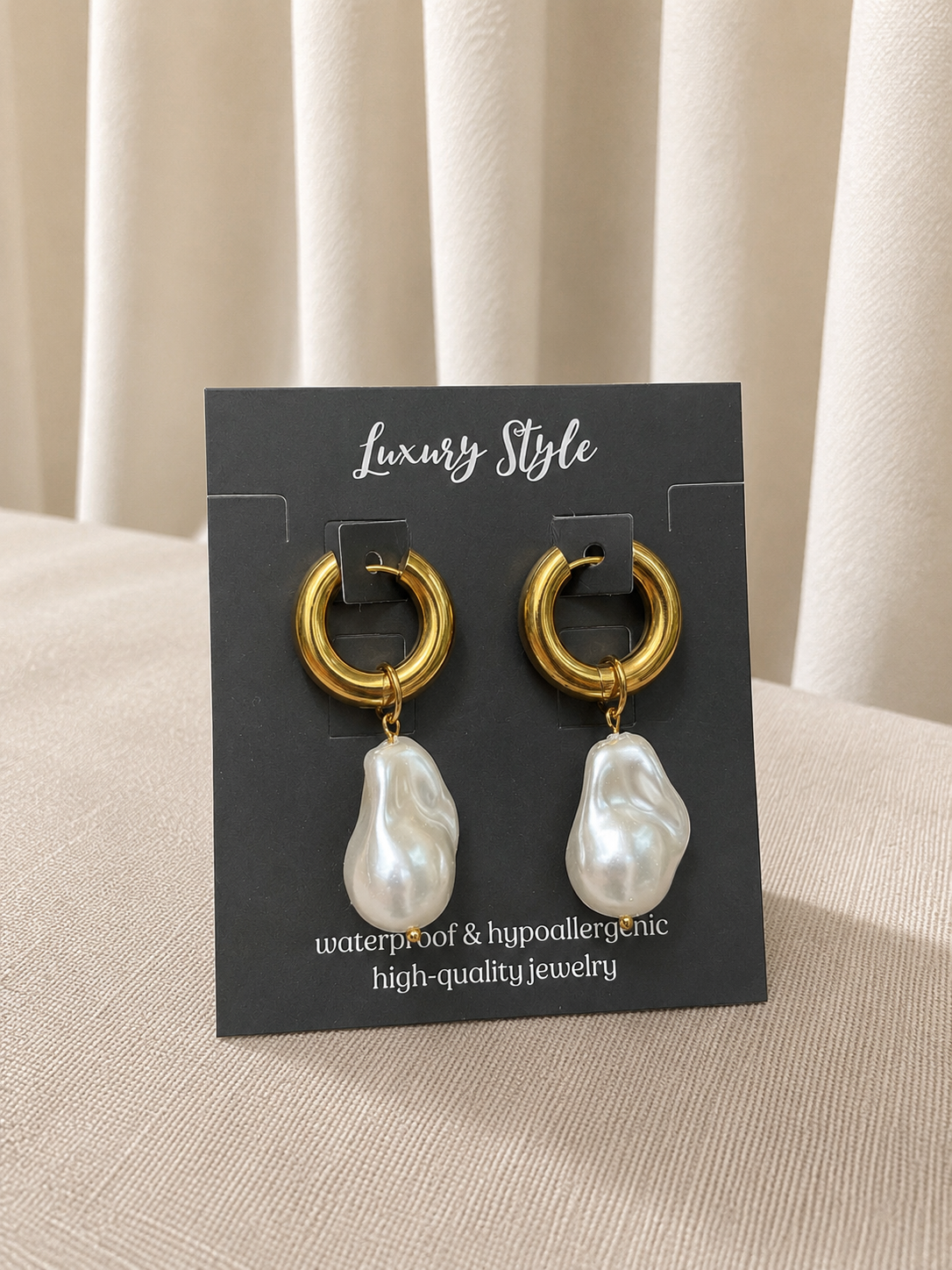 ✨ Elegante perleøreringe med et eksklusivt udtryk ✨