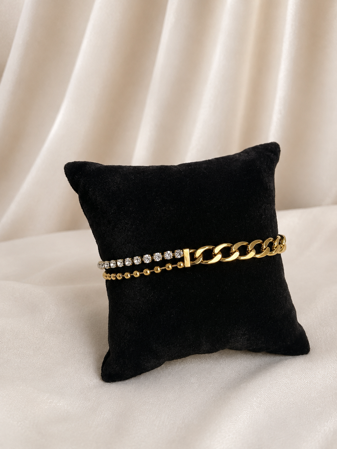 Luna Chain Armbånd – 18K Guldbelagt Rustfrit Stål