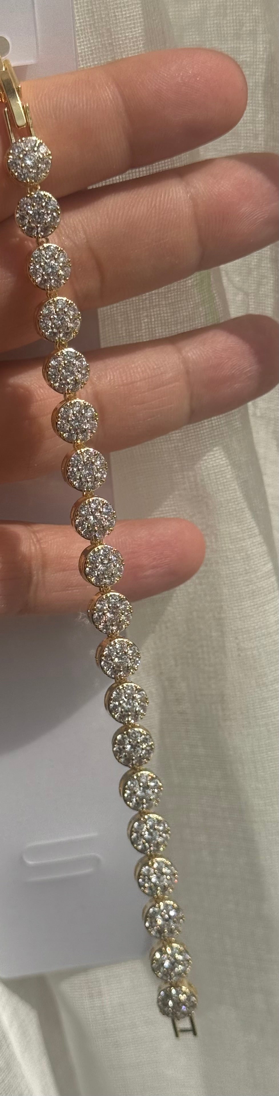 Rundt zirkonia-armbånd ✨