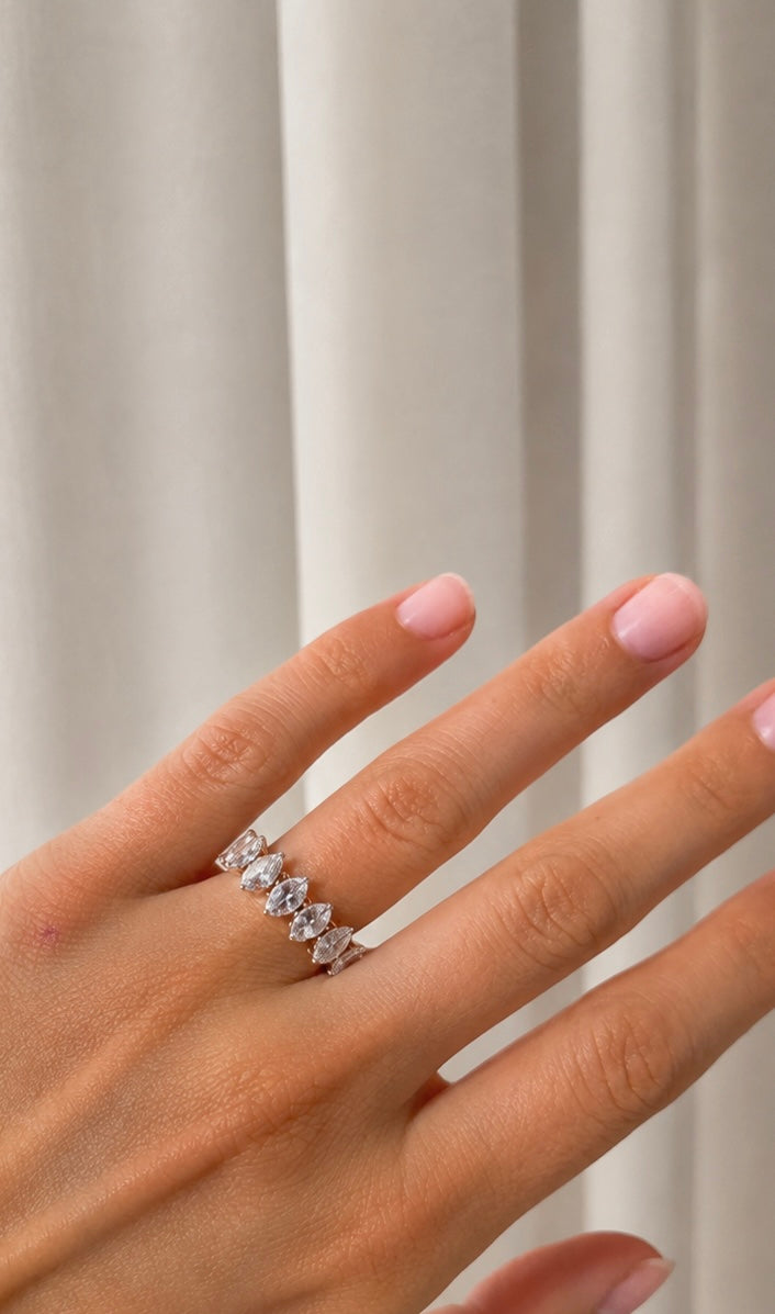 Zirkonia Ring – 18K Guldbelagt Rustfrit Stål
