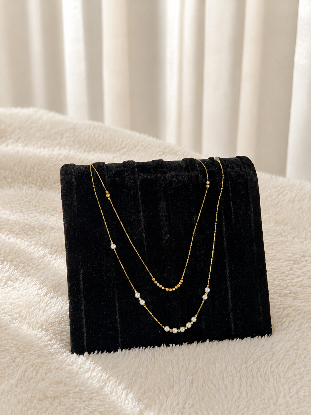 ✨ Pearl Layered Halskæde ✨