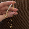 Justerbart Zirkonia Armbånd – Rustfrit Stål